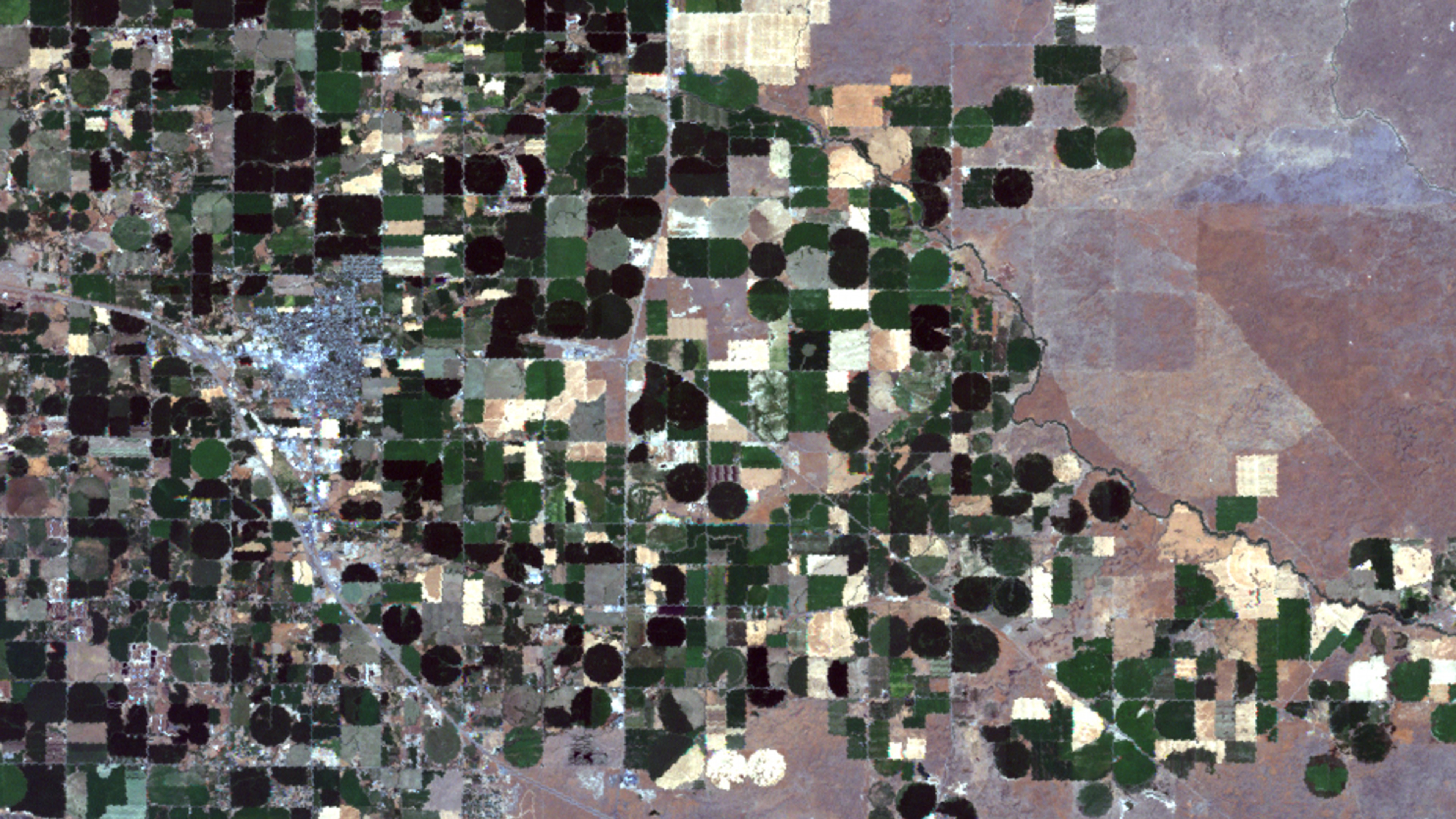 Visible Landsat image