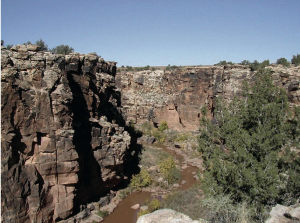 Fractured Coconino Sandstone